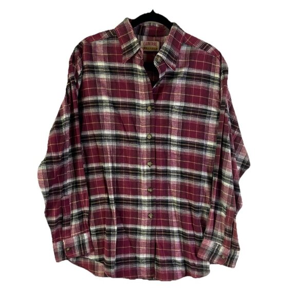 Vintage Tops - Deadstock Vintage 90s Rainbow Plaid Flannel Button Shirt Western